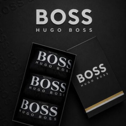 Hugo Boss — Мъжки боксерки 3бр/кутия #17