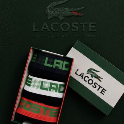 Lacoste — Мъжки боксерки 3бр/кутия #18