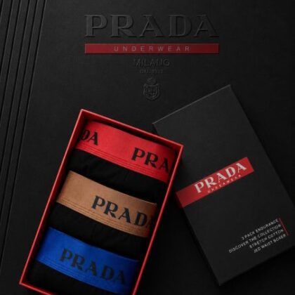 Prada — Мъжки боксерки 3бр/кутия #22
