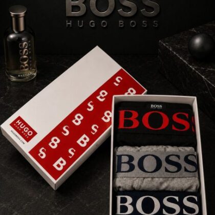 Hugo Boss — Мъжки боксерки 3бр/кутия #49