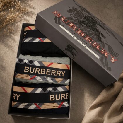 Burberry — Мъжки боксерки 3бр/кутия #56