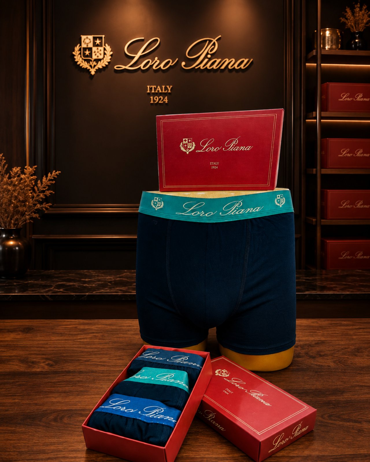 Loro Piana — Мъжки боксерки 3бр/кутия #76
